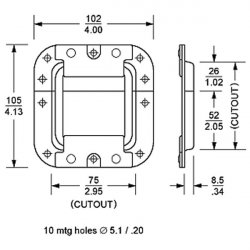 Penn Elcom D0593z vekový doraz v miske
