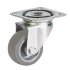 otočné koliesko 75mm šedé K075