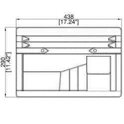Penn Elcom M1815 Organizér do kufra Penn Elcom M1815 Organizér do kufra