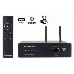 BSA WA-250 zosilňovač 2×50W/4Ω - WIFI - Internetové rádio - USB/MP3/BT