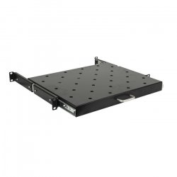 Showgear 19-inch 1U Fixed Sliding Rack Mount Shelf