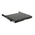 Showgear 19-inch 1U Fixed Sliding Rack Mount Shelf