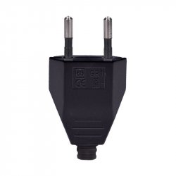 SOLIGHT Euro Plug 2,5A  vidlica na kábel 2p.