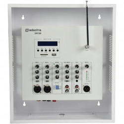 Adastra SA 240, nástenný 100V zosilňovač 240W s UHF mikrofńom MP3/USB Adastra SA 240, nástenný 100V zosilňovač 240W s UHF mikrofńom MP3/USB