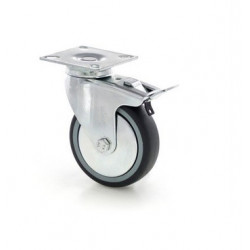 sada otočných koliesok 75mm 2+2 brzdené sada otočných koliesok 75mm 2+2 brzdené