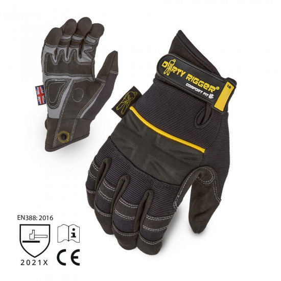 Dirty Rigger Comfort Fit FULL Finger velkosť M-L-XL-XXL