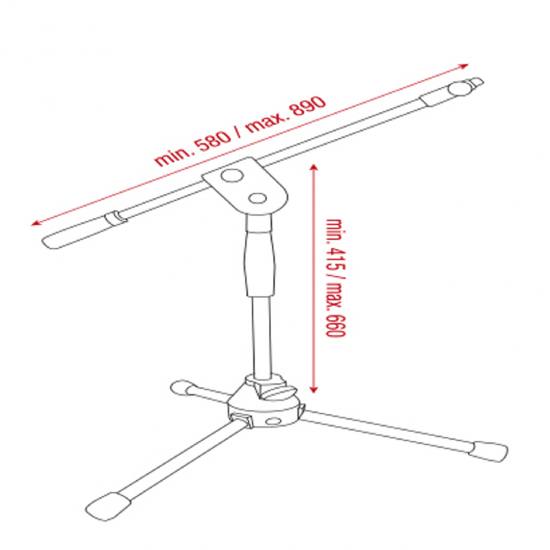 Show Gear Ergo-2 Microphone stand