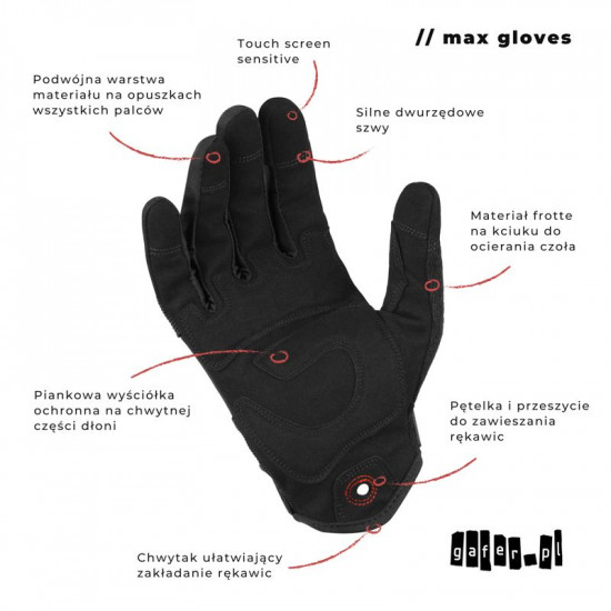 Gafer MAX Gloves pracovné rukavice