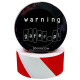 GAFER Warning Tape - výstažná páska červeno-biela 50mmx33m
