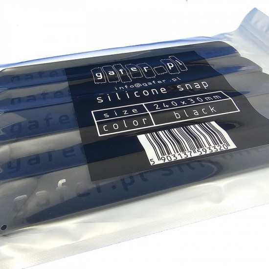 Gafer Silicone Cable Ties 240mm 10ks